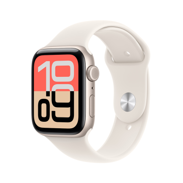 Apple Watch SE 3 Cellular - 44mm - Starlight Aluminium - Starlight Sport Band - M/L