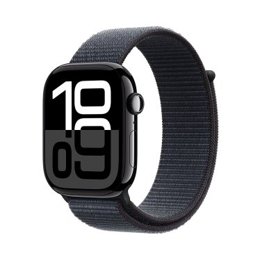 Apple Watch S10 - 46mm - Jet Black Aluminium - Ink Sport Loop - (145-220mm)