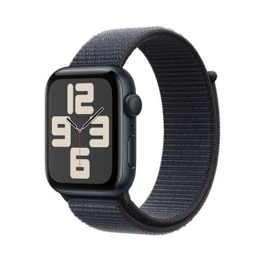 Apple Watch SE - 44mm - Midnight Aluminium - Ink Sport Loop - (145-220mm)