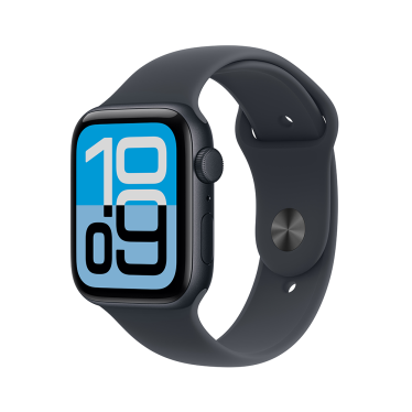 Apple Watch SE 3 - 44mm - Midnight Aluminium - Midnight Sport Band - S/M
