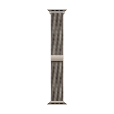 [Open Box] Apple Watch Strap - 46mm - Natural - Milanese Loop - S/M