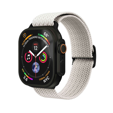 Vonmahlen Woven Loop - 44/45/46/49mm - Black/Cream