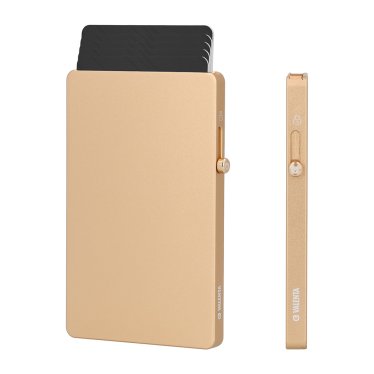 Valenta Aluminium MagSafe Cardprotector Thin - Soft Gold