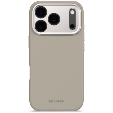 Decoded Silicone Backcover - iPhone 17 Pro - Soft Taupe