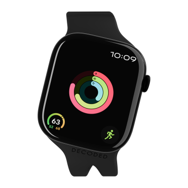 Decoded Silicone Ares Loop Band - Apple Watch 40/41/42mm - Black