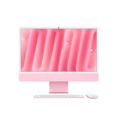 iMac 24" Pink - M4 10C-CPU & 10C-GPU - 16GB - 256GB - Gbit Eth - Mouse - MK-TID