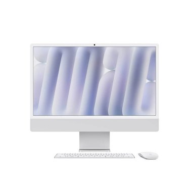 iMac 24" Silver - M4 10C-CPU & 10C-GPU - 24GB - 512GB - Gbit Eth - Mouse - MK-TID - [BEST]