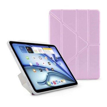 Pipetto Origami Case - iPad Air 13'' (2024/2025) - Metallic Purple