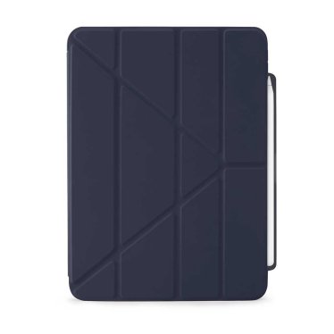 Pipetto Origami Pencil Case - iPad Air 10.9" (2020/2022) / iPad Air 11" (2024-2026) - Dark Blue