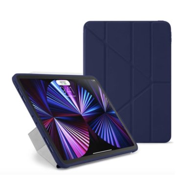 !Pipetto Origami No1 Original TPU Case for iPad Pro 11" (2nd & 3rd generation) - Dark Blue