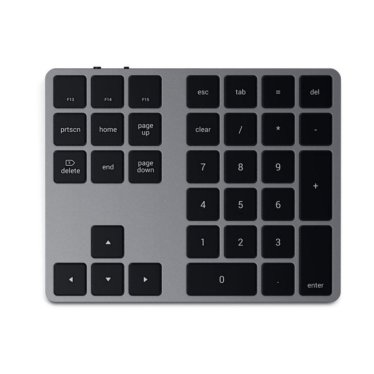 @Satechi Bluetooth Wireless Extended Keypad - Space Grey
