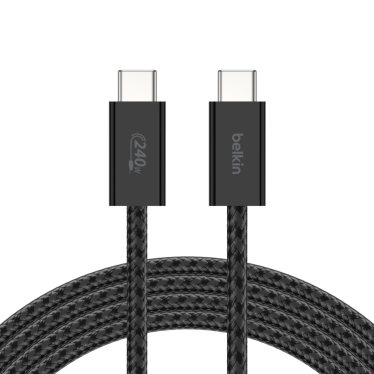 Belkin USB-C to USB-C Braided Cable (240W) - 3m - Black