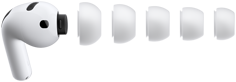 AirPods Pro 3, siliconen oortips, vijf maten