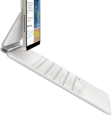 iPad Air met een Magic Keyboard eraan vast